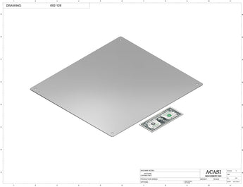 Automatic inline piston filler machine, Part 692-128, by Acasi Machinery Inc.