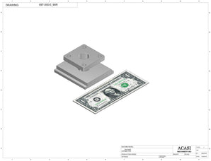 Automatic inline piston filler machine, Part 697-000-E_MIR, by Acasi Machinery Inc.