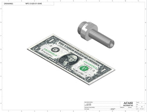 Automatic inline piston filler machine, high viscocity liquid products, model PI3100, Assy NOP-0.625-004E, by Acasi Machinery Inc.
