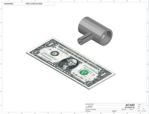 Automatic inline piston filler machine, high viscocity liquid products, model PI3100, Assy NPC-COM-02-002E, by Acasi Machinery Inc.