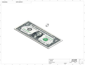 Automatic inline piston filler machine, high viscocity liquid products, model PI3100, Component SSP-SSP0611, by Acasi Machinery Inc.