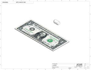 Automatic inline piston filler machine, high viscocity liquid products, model PI3100, NPC-0.625-01-002, by Acasi Machinery Inc.