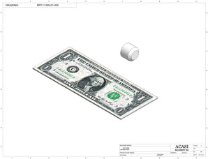 Automatic inline piston filler machine, high viscocity liquid products, model PI3100, Part NPC-1.00-01-002, by Acasi Machinery Inc.
