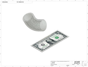 Automatic inline piston filler machine, high viscocity liquid products, model PI3300, Component M1-48460158, by Acasi Machinery