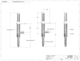 Automatic inline piston filler machine, high viscosity liquid products, 0.625 standard nozzle dimensions, by Acasi Machinery Inc.