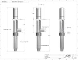 Automatic inline piston filler machine, high viscosity liquid products, 1.250 standard nozzle dimensions, by Acasi Machinery Inc.