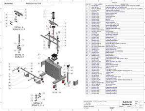 Piston Bottle Filler PI3300 | Filler System & Chassis