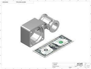 Automatic inline piston filler machine, high viscosity liquid products, pistons, Assy PIS-0.600-02-006E, by Acasi Machinery Inc.