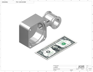 Automatic inline piston filler machine, high viscosity liquid products, pistons, Assy PIS-1.020-02-006E, by Acasi Machinery Inc.