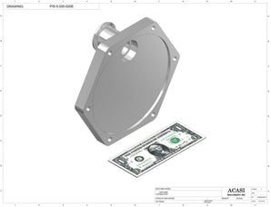 Automatic inline piston filler machine, high viscosity liquid products, pistons, Assy PIS-5.000-02-020E, by Acasi Machinery Inc.