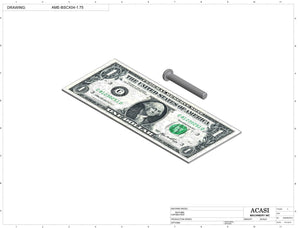 Automatic inline piston filler machine, high viscosity liquid products, pistons, Component AME-BSCX04-1.75, by Acasi Machinery Inc.