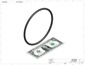 Automatic inline piston filler machine, high viscosity liquid products, pistons, Component M1-02246429, by Acasi Machinery Inc.