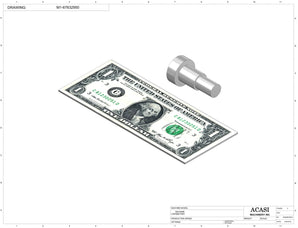 Automatic inline piston filler machine, high viscosity liquid products, pistons, Component M1-06181986, by Acasi Machinery Inc.