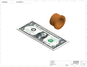 Automatic inline piston filler machine, high viscosity liquid products, pistons, Component M1-06455315, by Acasi Machinery Inc.