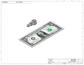Automatic inline piston filler machine, high viscosity liquid products, pistons, Component M1-67314849, by Acasi Machinery Inc.