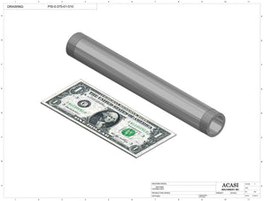 Automatic inline piston filler machine, high viscosity liquid products, pistons, Part PIS-0.075-01-010, by Acasi Machinery Inc.