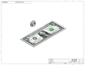 Automatic inline piston filler machine, high viscosity liquid products, pistons, Part PIS-0.075-01-016, by Acasi Machinery Inc.