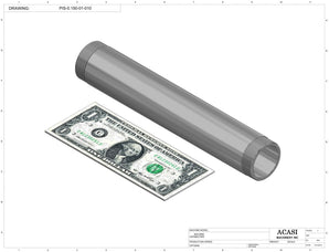Automatic inline piston filler machine, high viscosity liquid products, pistons, Part PIS-0.150-01-010, by Acasi Machinery Inc.