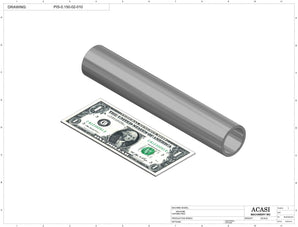 Automatic inline piston filler machine, high viscosity liquid products, pistons, Part PIS-0.150-02-010, by Acasi Machinery Inc.