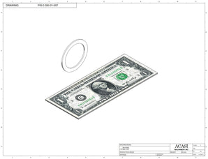 Automatic inline piston filler machine, high viscosity liquid products, pistons, Part PIS-0.300-01-007, by Acasi Machinery Inc.