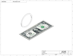 Automatic inline piston filler machine, high viscosity liquid products, pistons, Part PIS-0.600-01-007, by Acasi Machinery Inc.