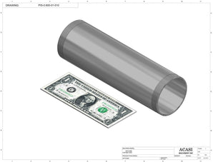 Automatic inline piston filler machine, high viscosity liquid products, pistons, Part PIS-0.600-01-010, by Acasi Machinery Inc.