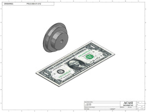 Automatic inline piston filler machine, high viscosity liquid products, pistons, Part PIS-0.600-01-012, by Acasi Machinery Inc.