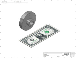 Automatic inline piston filler machine, high viscosity liquid products, pistons, Part PIS-0.600-01-024, by Acasi Machinery Inc.