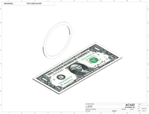 Automatic inline piston filler machine, high viscosity liquid products, pistons, Part PIS-0.600-02-008, by Acasi Machinery Inc.