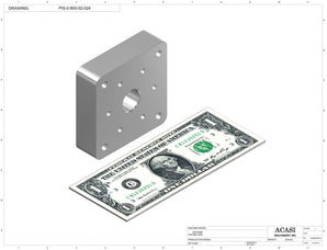 Automatic inline piston filler machine, high viscosity liquid products, pistons, Part PIS-0.600-02-024, by Acasi Machinery Inc.