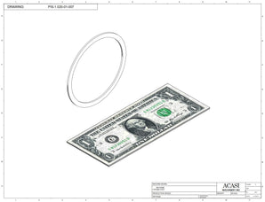 Automatic inline piston filler machine, high viscosity liquid products, pistons, Part PIS-1.020-01-007, by Acasi Machinery Inc.