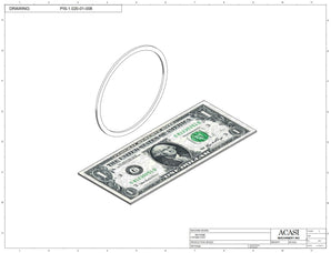 Automatic inline piston filler machine, high viscosity liquid products, pistons, Part PIS-1.020-01-008, by Acasi Machinery Inc.