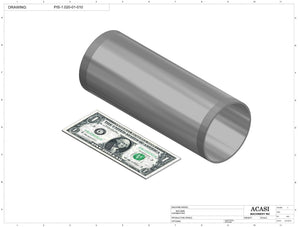 Automatic inline piston filler machine, high viscosity liquid products, pistons, Part PIS-1.020-01-010, by Acasi Machinery Inc.