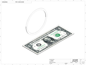 Automatic inline piston filler machine, high viscosity liquid products, pistons, Part PIS-1.020-02-008, by Acasi Machinery Inc.
