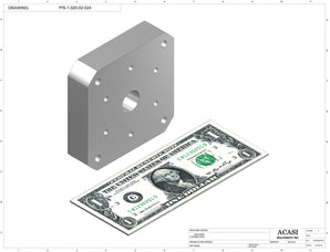 Automatic inline piston filler machine, high viscosity liquid products, pistons, Part PIS-1.020-02-024, by Acasi Machinery Inc.