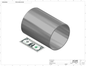 Automatic inline piston filler machine, high viscosity liquid products, pistons, Part PIS-5.000-02-030, by Acasi Machinery Inc.
