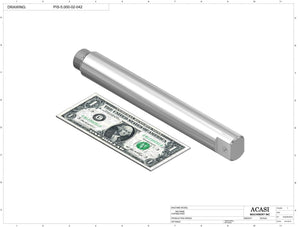Automatic inline piston filler machine, high viscosity liquid products, pistons, Part PIS-5.000-02-042, by Acasi Machinery Inc.