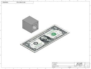 Automatic inline piston filler machine, high viscosity liquid products, pistons, Part PIS-COM-01-036, by Acasi Machinery Inc.
