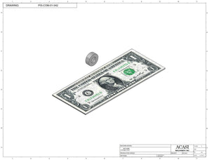 Automatic inline piston filler machine, high viscosity liquid products, pistons, Part PIS-COM-01-042, by Acasi Machinery Inc.