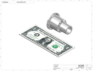 Automatic inline piston filler machine, high viscosity liquid products, pistons, Part PIS-COM-02-076, by Acasi Machinery Inc.