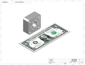 Automatic inline piston filler machine, high viscosity liquid products, pistons, Part Piston Bottle Filler Part PIS-0.150-02-024, by Acasi Machinery Inc.