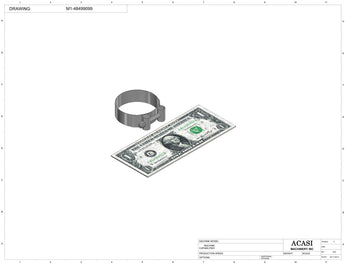 Automatic inline pistons filler machine, Component M1-48499099, by Acasi Machinery Inc.