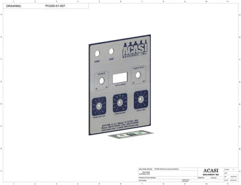 Automatic inline pressure overflow bottle filler machine high viscosity Part PI3300-01-007 by Acasi Machinery