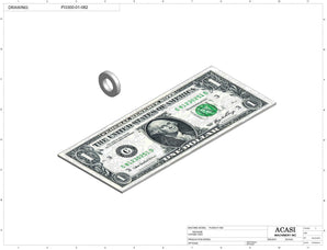 Automatic inline pressure overflow bottle filler machine, high viscosity, Part PI3300-01-082, by Acasi Machinery