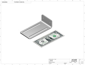 Automatic inline pressure overflow bottle filler machine, high viscosity, Part PU7000-01-038-COL, by Acasi Machinery