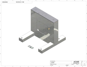 Automatic inline pressure overflow bottle filler machine, low viscosity, Assy GI3300-01-110E, by Acasi Machinery Inc.