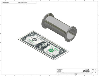 Automatic inline pressure overflow bottle filler machine, low viscosity, Assy GI3300-01-200, by Acasi Machinery Inc.