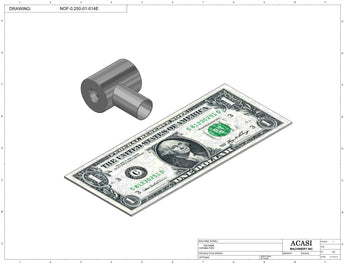 Automatic inline pressure overflow bottle filler machine, low viscosity, Assy NOF-0.250-01-014E, by Acasi Machinery Inc.