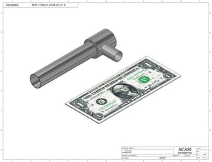 Automatic inline pressure overflow bottle filler machine, low viscosity, Assy NOF-1.000-01-014E-01-V1.0, by Acasi Machinery Inc.