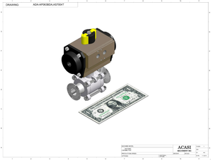 Automatic inline pressure overflow bottle filler machine, low viscosity, Component ADA-AP063BDA,AS7004T, by Acasi Machinery Inc.